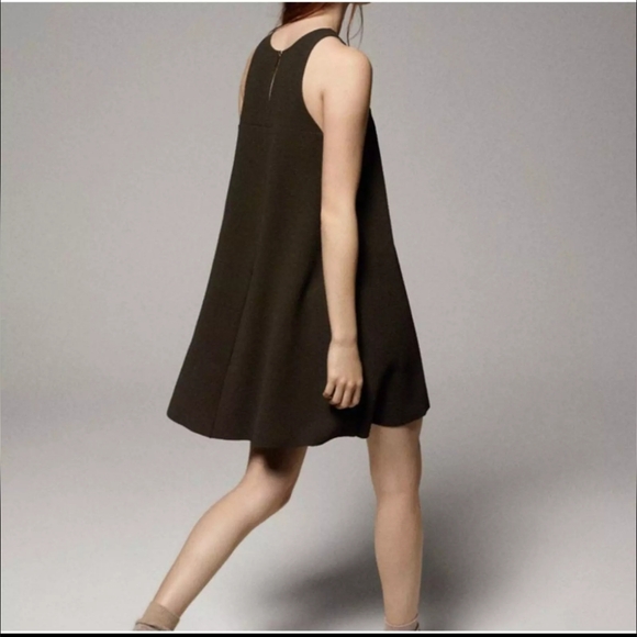 Aritzia Wilfred Women's Trompette Faux Suede Dress with pockets - Brown - Picture 1 of 8